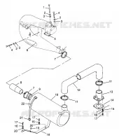 SISTEMA DE ESCAPE HURRICANE B974473 and Intl. HURRICANE I974473 (4941044104B005)