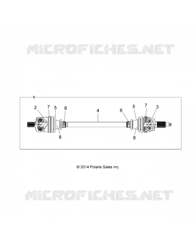 TREN, FRONT HALF SHAFT