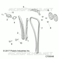 LA CADENA DE LEVAS AND TENSIONER