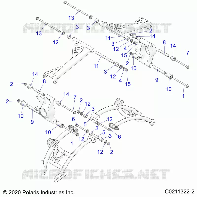 SUSPENSION TRASERA CONTROL ARM MOUNTING