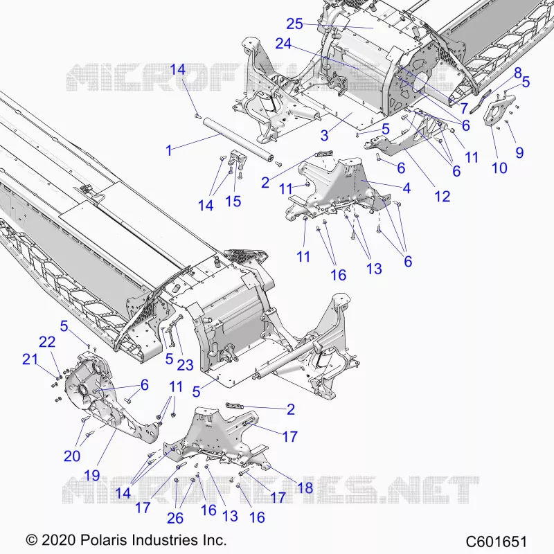 CHASSIS, BULKHEAD ASM.