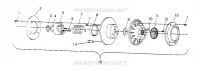 accionado de embrague ASSEMBLY 500 CARB 0962764, 500 CARB SKS 0962564,  500 CARB SK (4931873187C007)