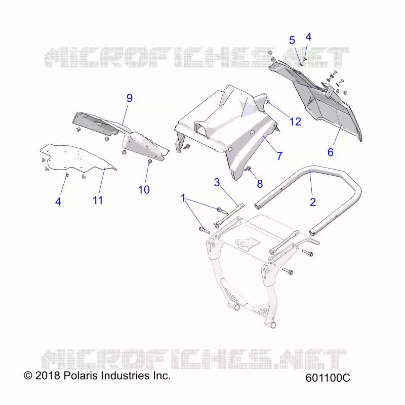 PARACHOQUE, REAR AND CLOSEOFF