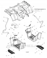CARROCERÍA POSTERIOR CAB AND FOOTWELL
