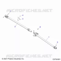 TREN, PROP SHAFT, FRONT