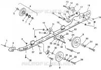 montaje en carril (SUSPENSION) ULTRA SPX 0975678, ULTRA SPX SE H975678 and EURO (4939533953B012)