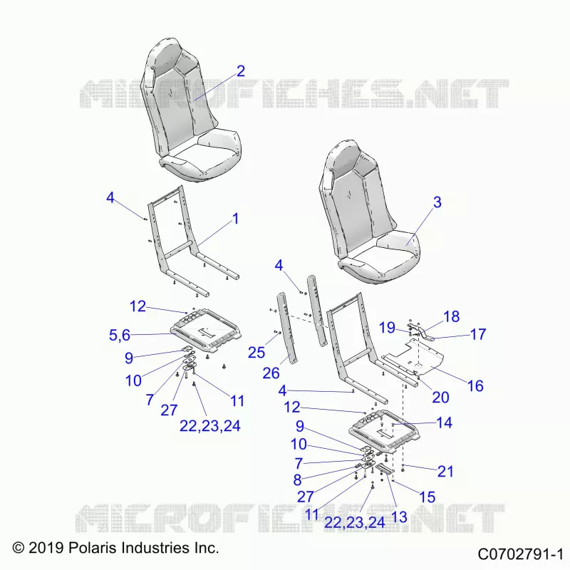ASIENTO ASM. AND SLIDER