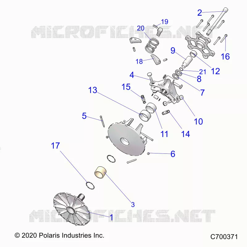 TREN, PRIMARY CLUTCH
