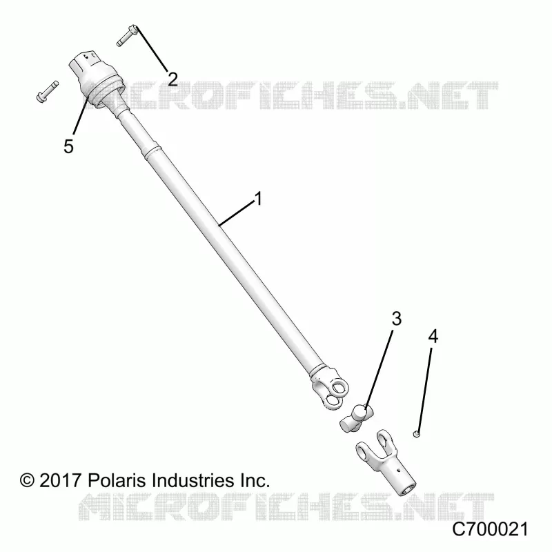 TREN, REAR PROP SHAFT
