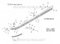 SUSPENSION, montaje en carril, (LE 155 Inch)