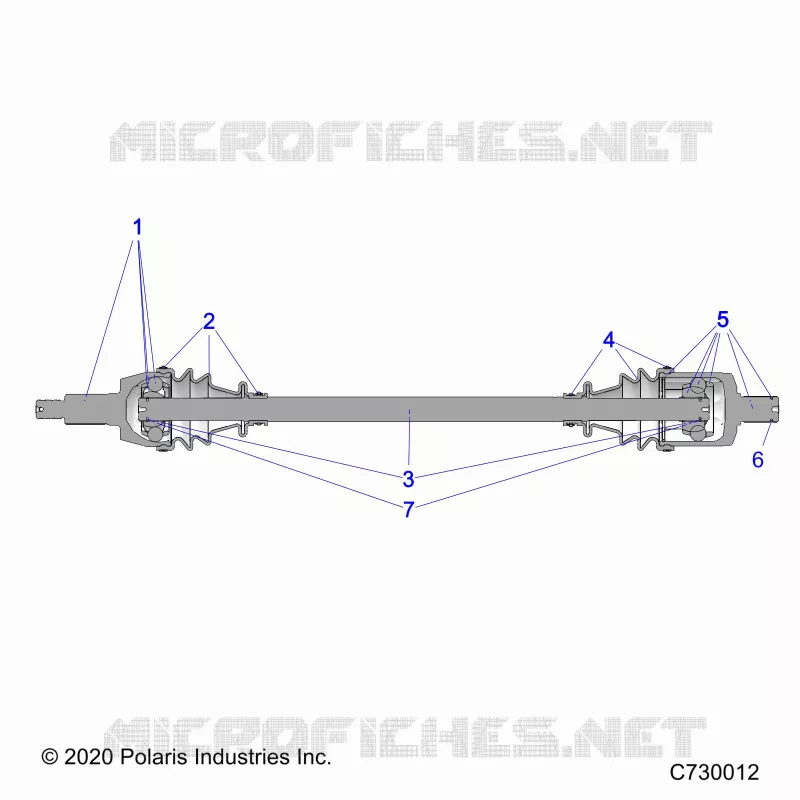 TREN, HALF SHAFT, FRONT