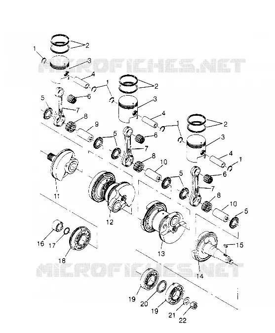 CIGÜEÑAL Y PISTÓN  SLT 750 B954170 (4930563056C002)