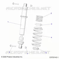 SUSPENSION TRASERA SHOCK