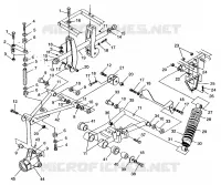 SUSPENSIÓN TRASERA  XPLORER 500 W97CD50A (4941354135C005)