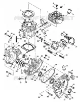 CAJA DEL CIGÜEÑAL AND CILINDRO XPLORER 400L W98CC38C (4945414541C013)