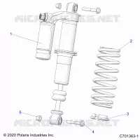 SUSPENSION, CHOQUE FRONTAL