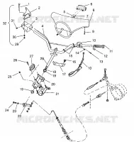 conjunto de dirección SLX 780 B954287 (4933953395A013)