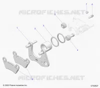 BRAKES, PINZA FRENO DELANTERA