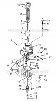 CARBURADOR 500 INDY 0982764(A)(B) AND EUROPEAN 500 INDY E982764A (4942104210C012)
