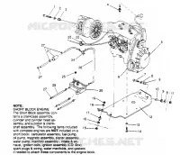MONTAJE DEL MOTOR  TRAIL 0952761, TRAIL DELUXE 0952262,   and EUROPEAN TRAIL (4928862886C009)