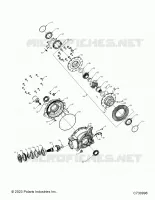 TREN, REAR GEARCASE INTERNALS