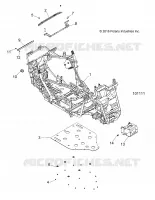 CHASSIS, MARCO PRINCIPAL AND SKID PLATE