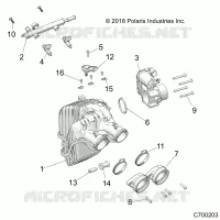 ENGINE, INTAKE AND CUERPO DE MARIPOSA