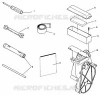 KIT DE HERRAMIENTA CLASSIC TOURING 0963365 and EUROPEAN CLASSIC TOURING E963365 (4933623362C007)