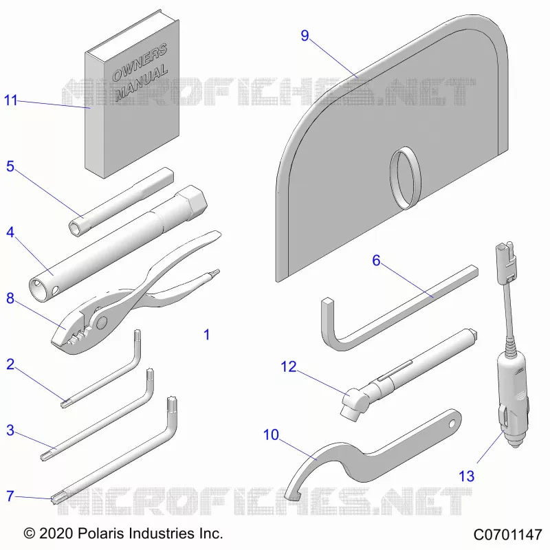 REFERENCE, EL MANUAL DEL PROPIETARIO AND TOOL KIT