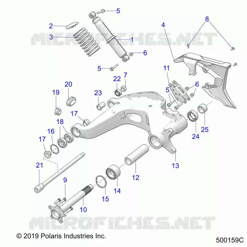 SUSPENSION TRASERA ASM.