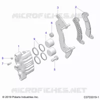 BRAKES, PINZA FRENO DELANTERA