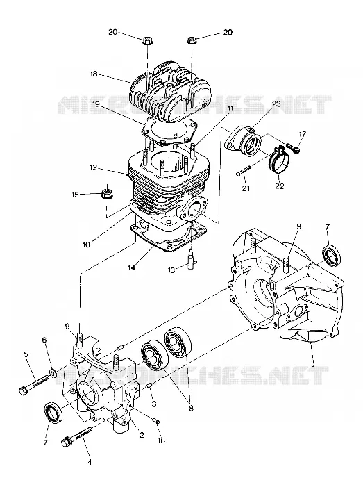 CAJA DEL CIGÜEÑAL AND CILINDRO      STAR AND STARTRAK (4916811681033A)