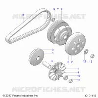 TREN, PRIMARY CLUTCH