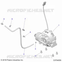 TREN, FRONT GEARCASE MOUNTING
