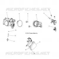 ENGINE, CUERPO DE MARIPOSA AND FUEL RAIL