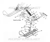 SUSPENSIÓN DELANTERA AND ESQUÍ LITE GT 0963133 AND EUROPEAN LITE GT E963133 (4933083308B001)