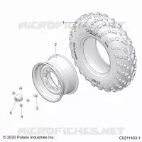 RUEDAS, FRONT TIRE