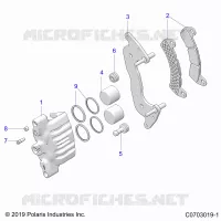 BRAKES, PINZA FRENO DELANTERA