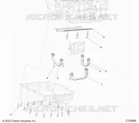 MOTOR, OIL TUBES