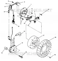 MAGNETO ASSEMBLY SPORT 0940443 AND SPORT SKS 0940243 (4925052505038A)