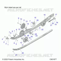 SUSPENSION, RAIL BEAM LH/RH