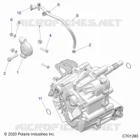 TREN, MAIN GEARCASE MOUNTING