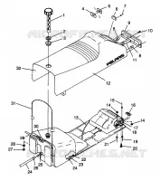 ASIENTO Y TANQUE DE GAS ULTRA SP 0960678 and EUROPEAN ULTRA SP E960678 (4937083708A007)