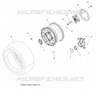 RUEDAS, REAR and HUB