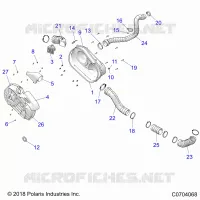 TREN, CLUTCH COVER AND DUCTING