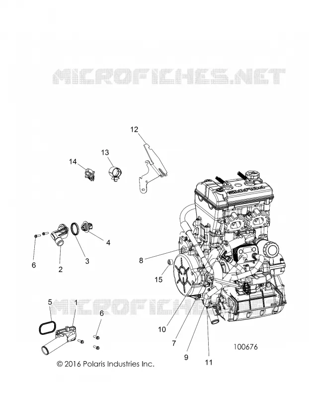 ENFRIAMIENTO, THERMOSTAT AND BYPASS