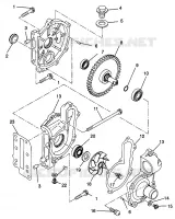 BOMBA DE AGUA 600 XCR SP 0965677 and EUROPEAN 600 XCR SP E965677 (4932063206D003)