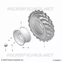 RUEDAS, FRONT TIRE