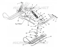 SUSPENSIÓN DELANTERA AND ESQUÍ LITE GT/0933133 AND STARLITE GT/0933127 (4923232323010A)
