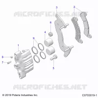BRAKES, PINZA FRENO DELANTERA